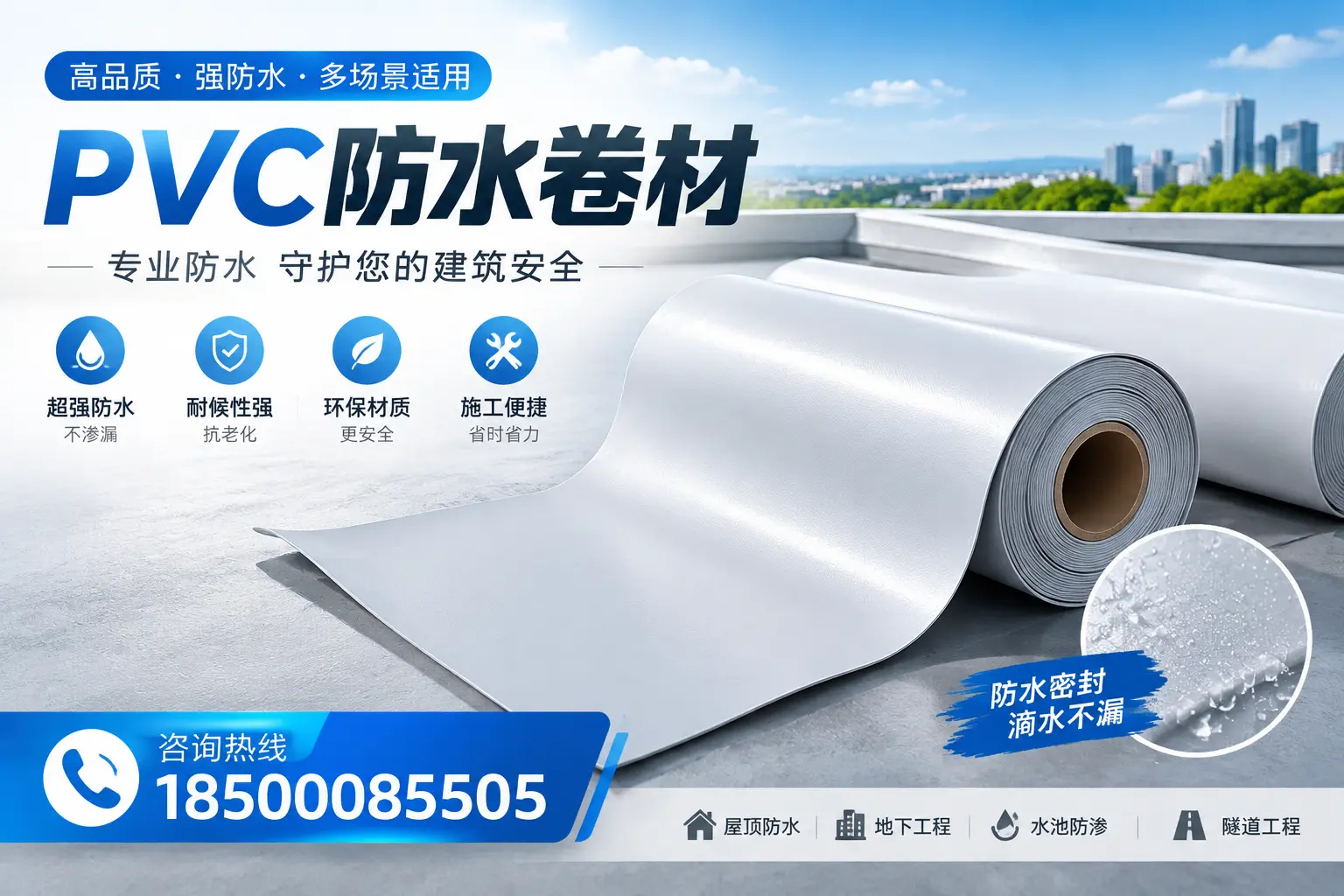 PVC防水卷材的市场竞争分析，泸州品牌选择参考