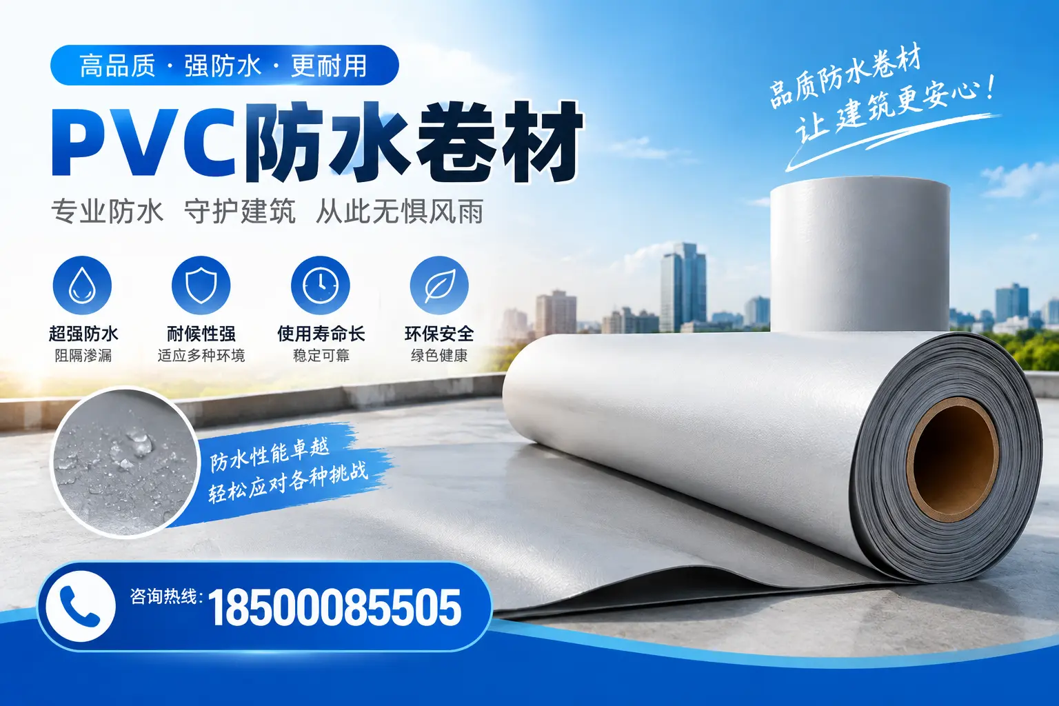 如何选择高质量的PVC防水卷材？泸州消费者必看指南