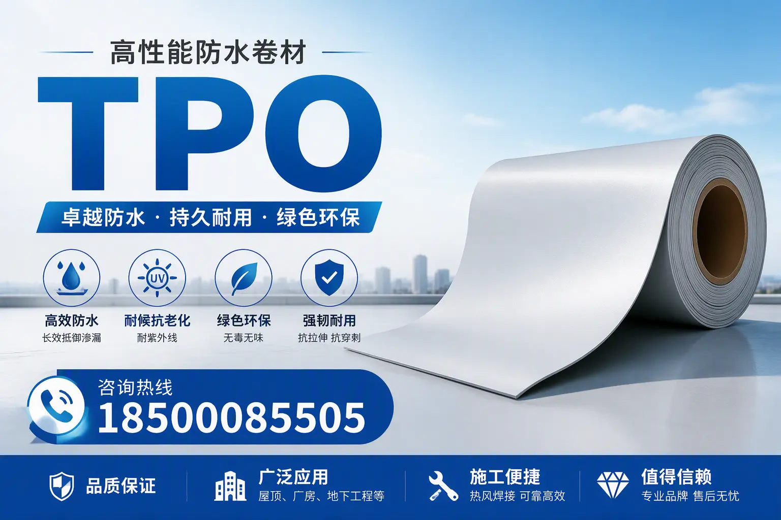 TPO材料的环保特性及其在泸州的应用