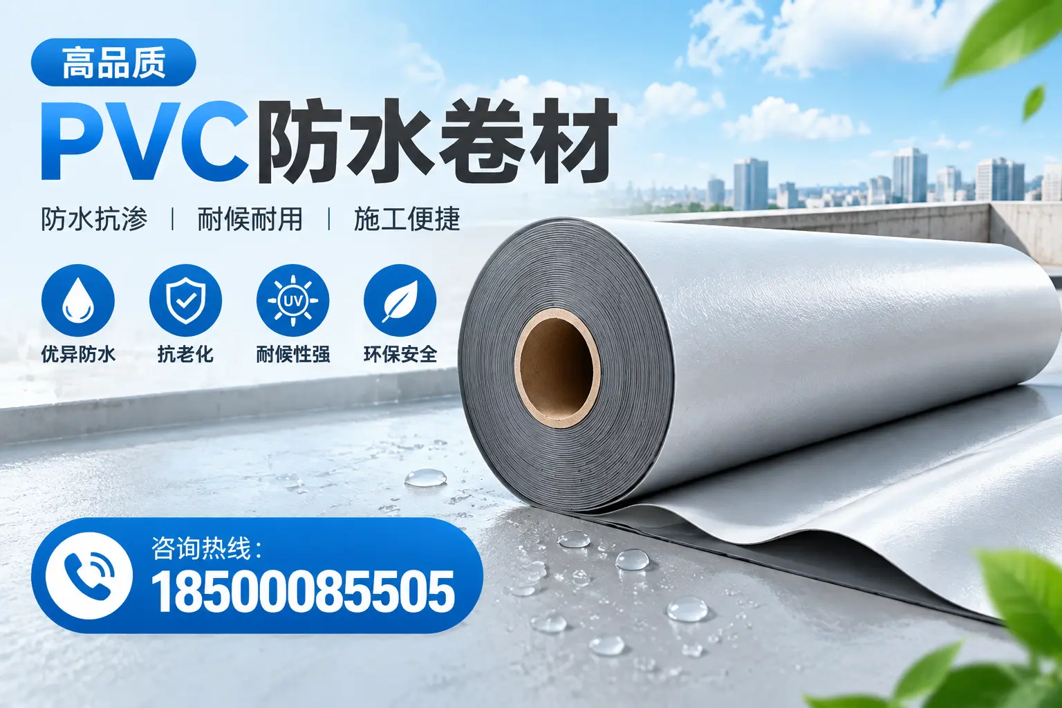 什么是pvc防水卷材?泸州消费者需了解的基础知识