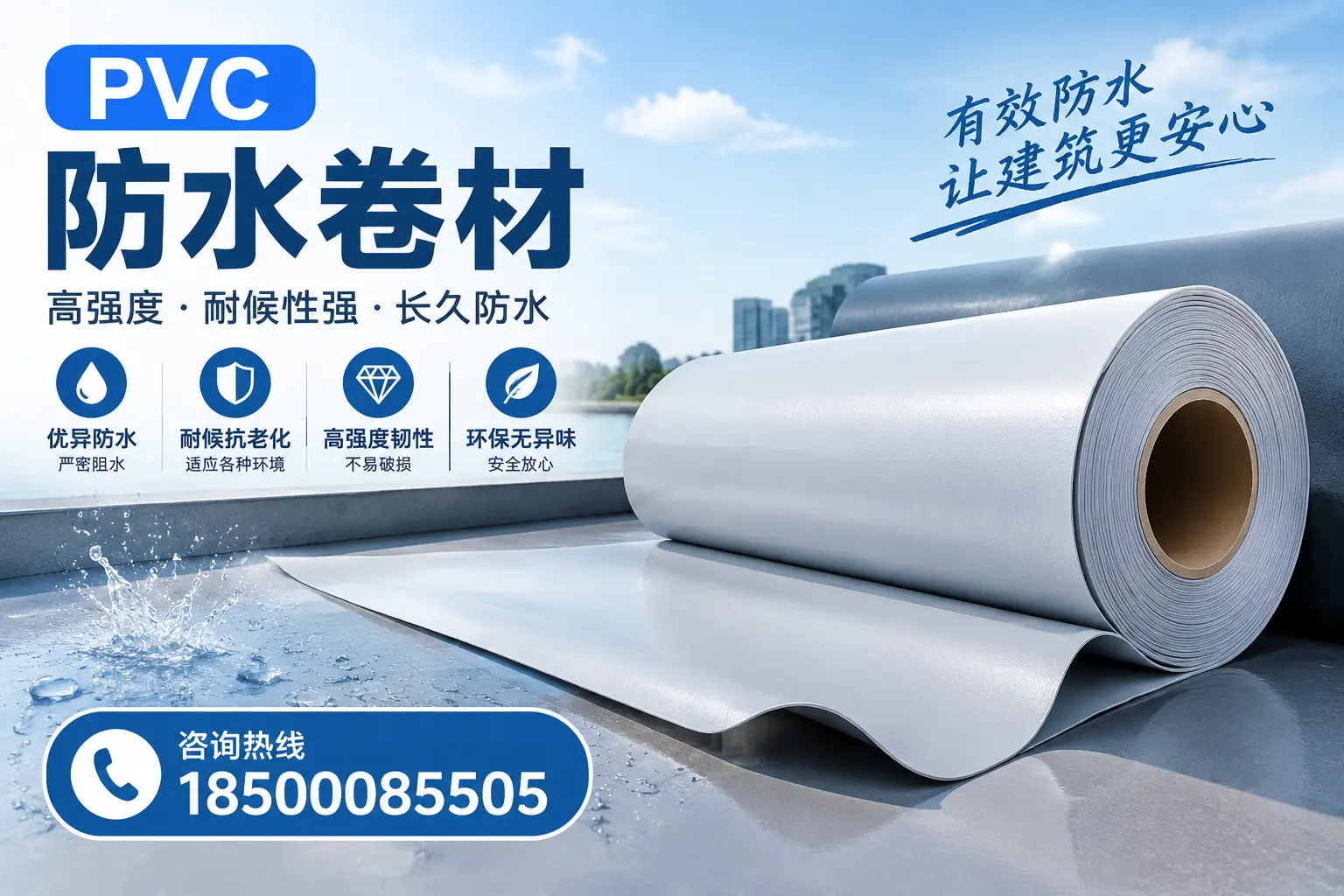 PVC防水卷材的环保特性与可持续发展探讨泸州